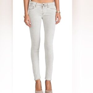 MOTHER The Looker Skinny Gray Wash Denim Jeans -‎ Size 27